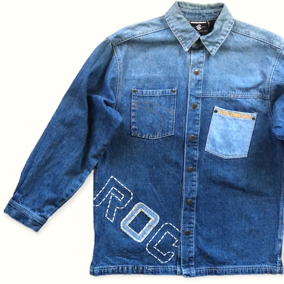 Rocawear Denim Button Down - Picture 2 of 12